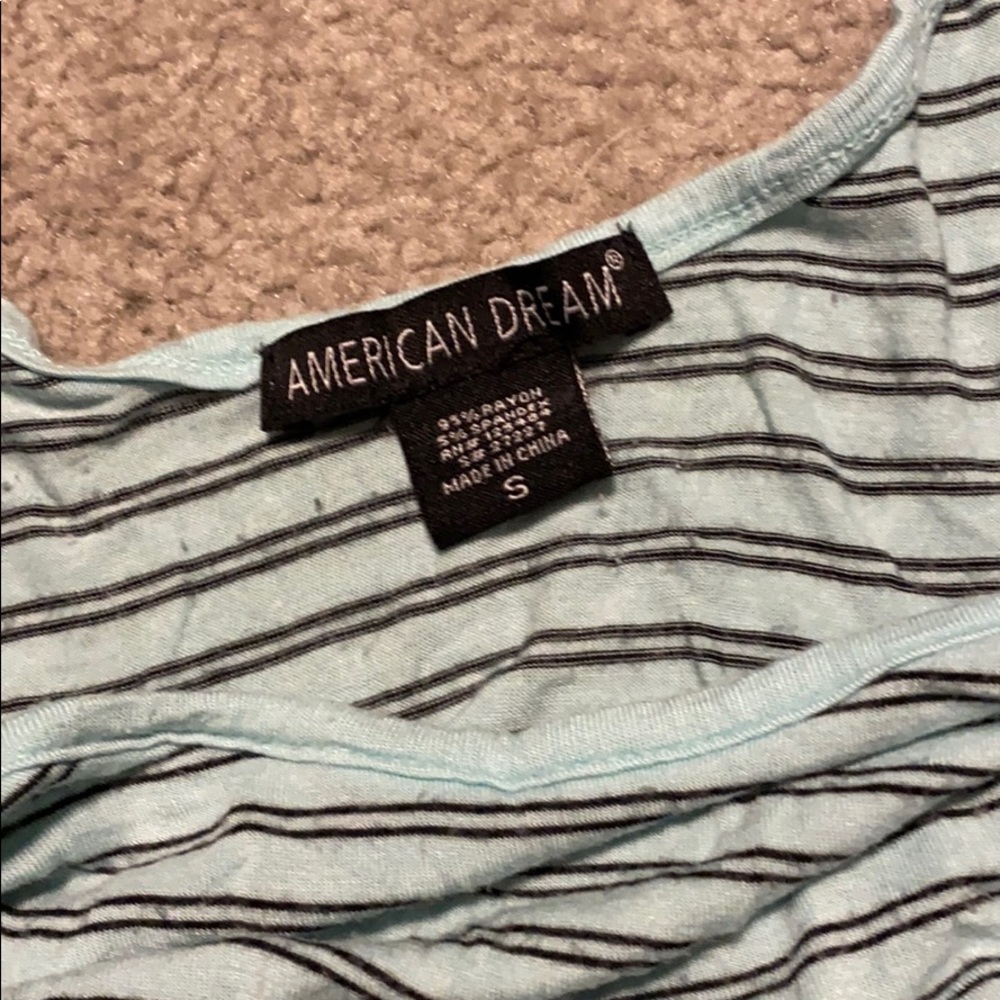 Blue crop top - Picture 2 of 2